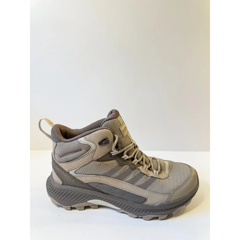 Merrell Womens Boots Speed Stride 2 Mid Waterproof Grey US 10